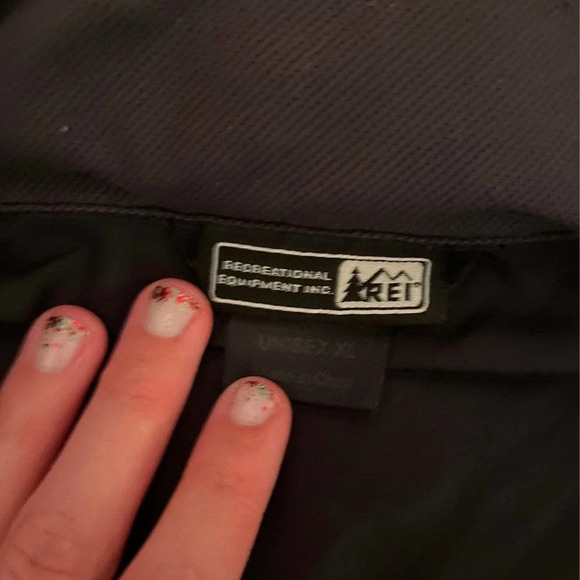 REI black windbreaker jacket unisex XL - Picture 3 of 5